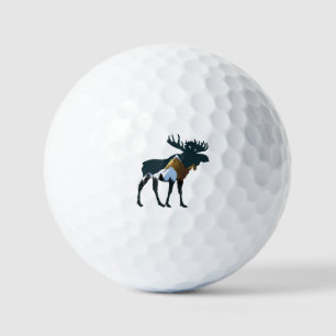 Balles De Golf Oie de la forêt nocturne