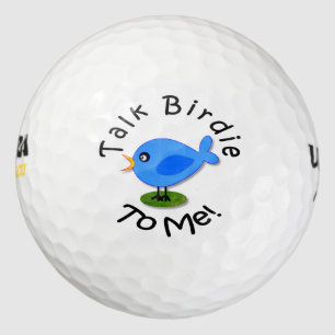 Balles De Golf Oiseau bleu mignon d'une manière amusante "birdie