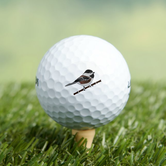Balles De Golf Oiseau de poulet à dos de châtaignier adorable (T-shirt Insitu)