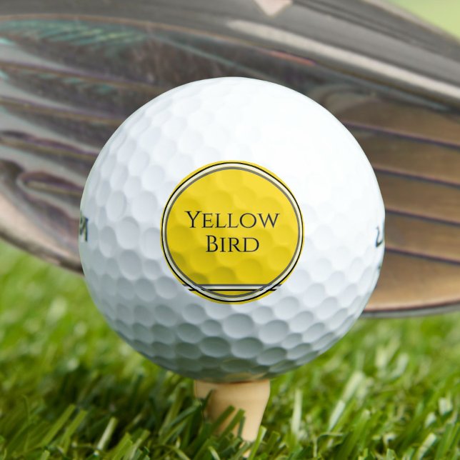 Balles De Golf Oiseau jaune (Créateur téléchargé)
