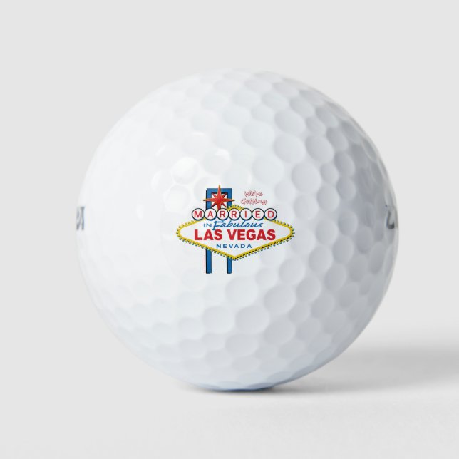 Balles De Golf On se marie à Las Vegas (Devant)