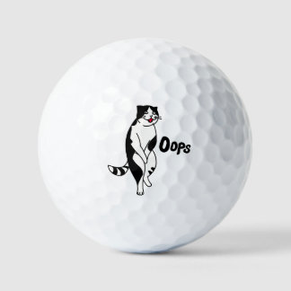 Balles De Golf Oops cat