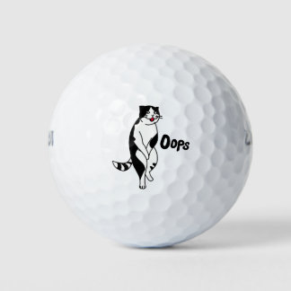 Balles De Golf Oops cat