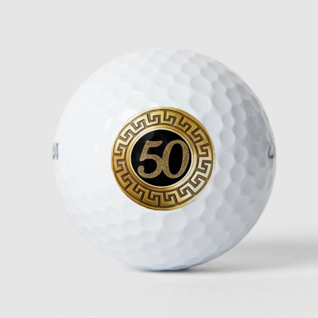 Balles De Golf Or 50 (Devant)