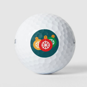 Balles De Golf Ornements de Noël Boules de golf