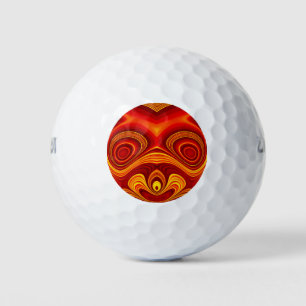 Balles De Golf OUAH ! Bright golf balls design - UNIQUE