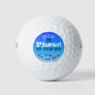 Balles De Golf Ouf ! Tu m'as trouvé ! Fête des Pères 2020 en bleu