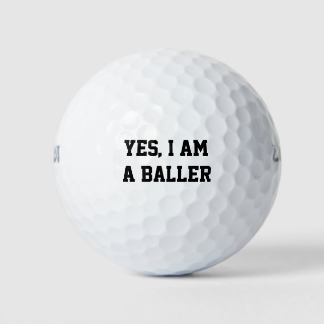 Balles De Golf Oui, je suis un brave (Devant)