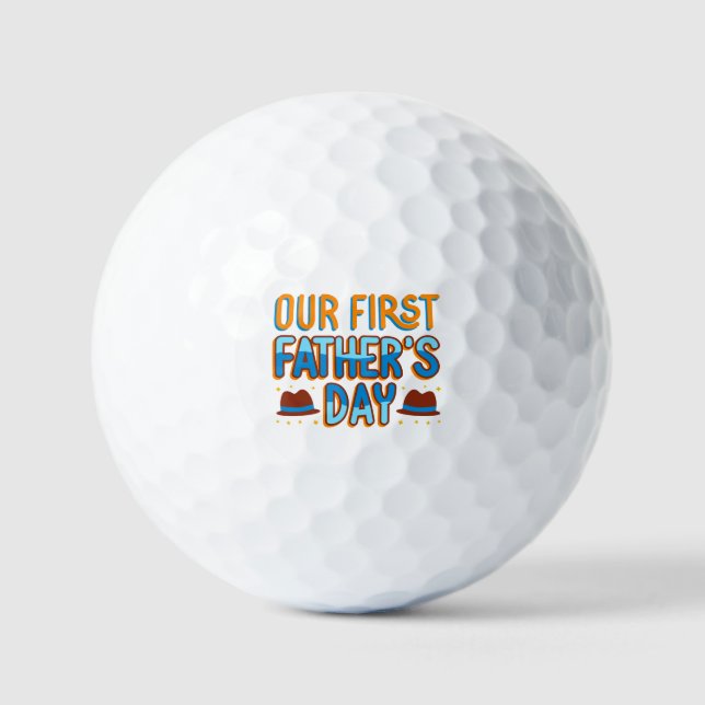 Balles De Golf Our First Father's Day (Recto)