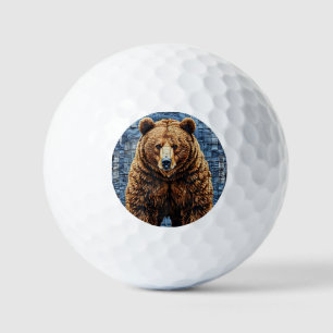 Balles De Golf Ours grizzly