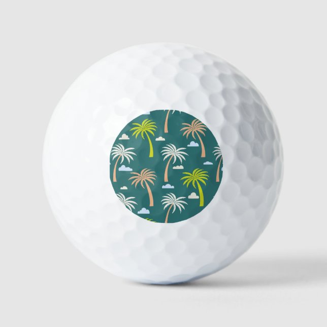 Balles De Golf Palmiers (Recto)