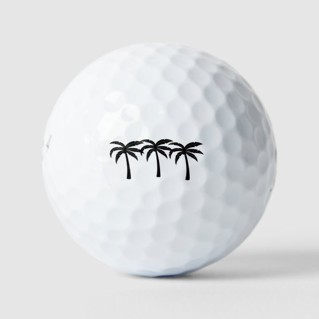 Balles De Golf Palmiers tropicaux (Devant)