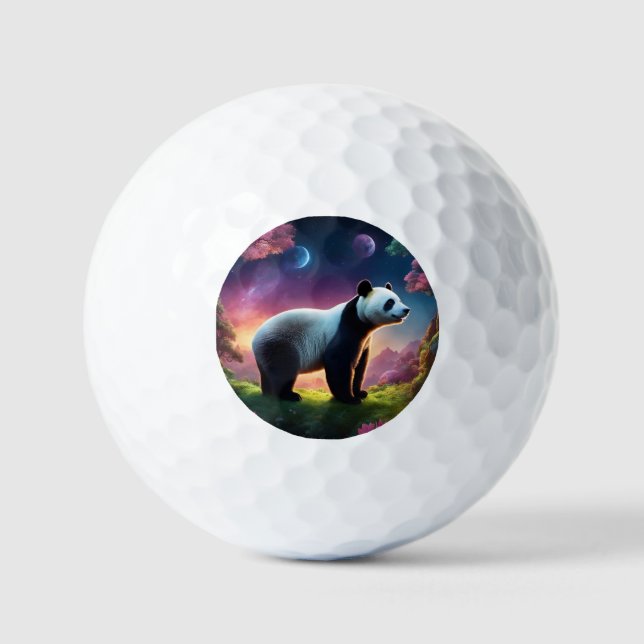 Balles De Golf Panda dans un jardin d'Imaginaires (Recto)