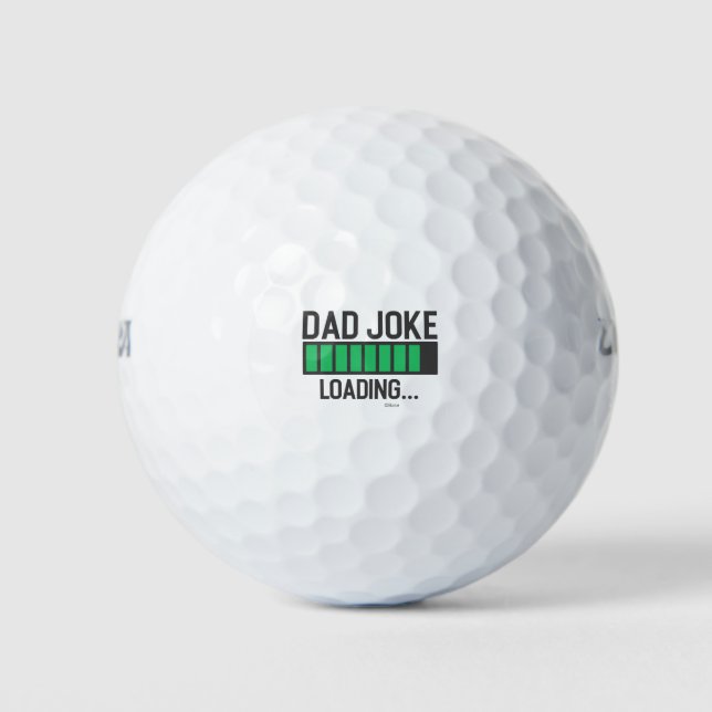 Balles De Golf Papa, Joke Chargement... (Devant)