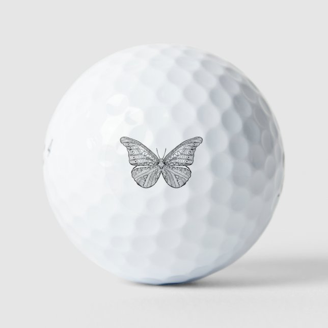 Balles De Golf Papillon inspiré (Devant)