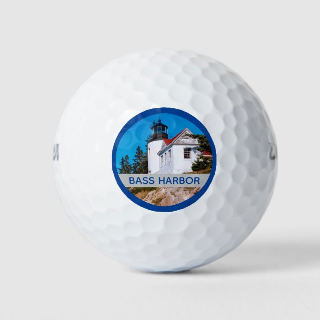 Balles De Golf Parc national Acadia Phare de Bass Harbour (Devant)