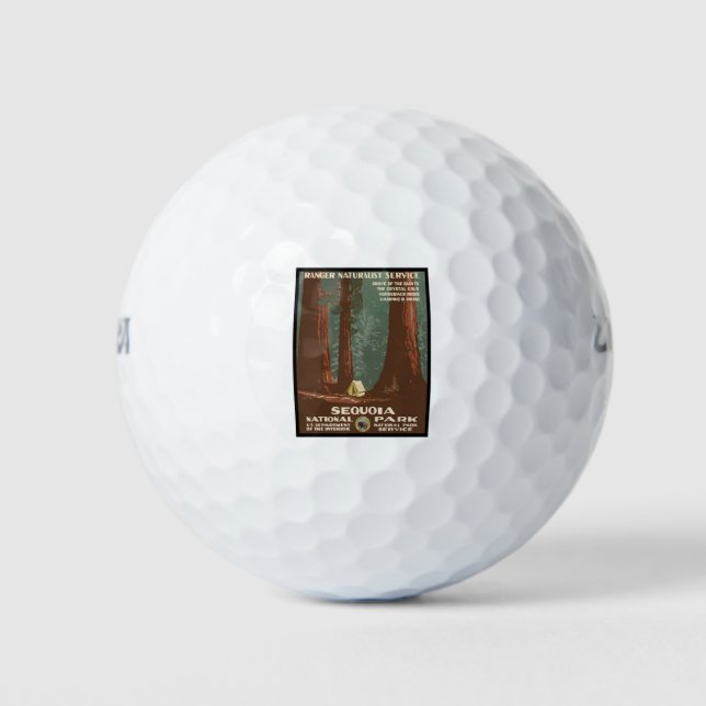 Balles De Golf Parc national de Sequoia (Devant)