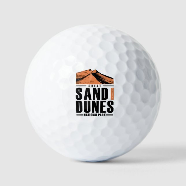 Balles De Golf Parc National Des Dunes De Sable Great Colorado (Recto)