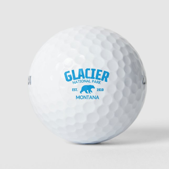 Balles De Golf Parc national du Glacier (Devant)