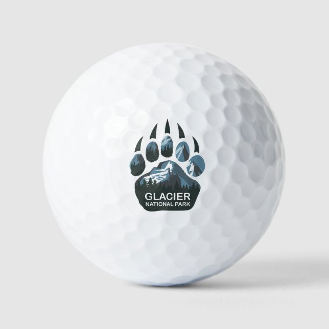 Balles De Golf Parc national du Glacier Bear Paw (Recto)