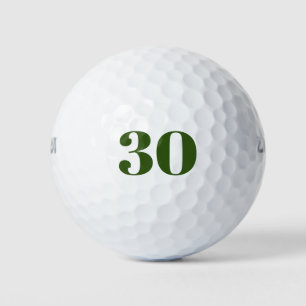 Balles De Golf Parcours de golf de 30 par pour golfeurs de 30e an