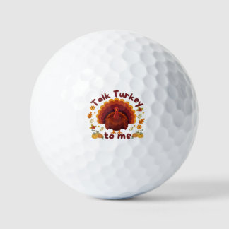Balles De Golf Parle dinde à moi Action de grâce