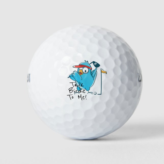 Balles De Golf Parle-Moi Birdie ! (Devant)