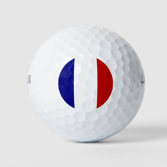 Balles De Golf Paruline thermique à drapeau français (Devant)
