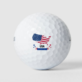 Balles De Golf Patriotic Golf Balls American flag