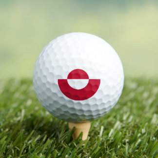Balles De Golf Patriotic Greenland Golf Ball, Greenland Flag