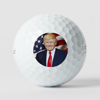 BALLES DE GOLF PATRIOTIQUE DONALD TRUMP POUR PÈRE