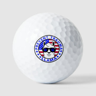 Balles De Golf Patriotique Empêcher le traumatisme Llama