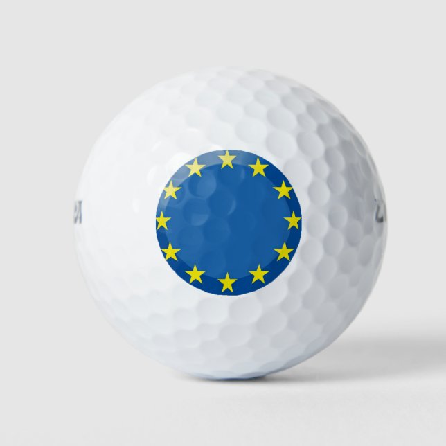 Balles De Golf pavillon de l'Union européenne (Devant)