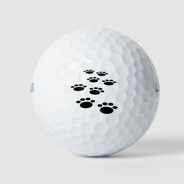 Balles De Golf Paw Paw Trail pour animaux de compagnie caricaturé (Devant)