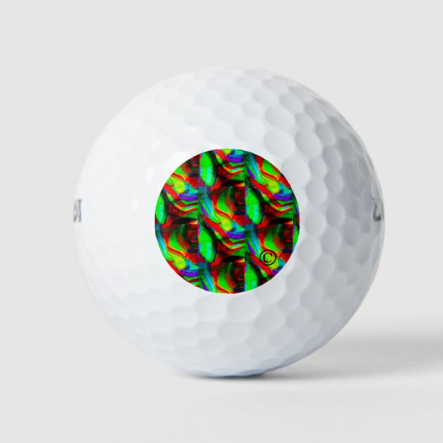 Balles De Golf Peintre (Devant)