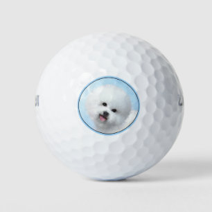 Balles De Golf Peinture Bichon Frise - Cute Original Chien Art