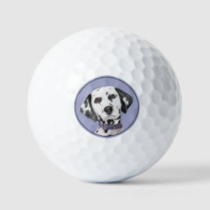 Balles De Golf Peinture Dalmatienne - Cute Original Chien Art