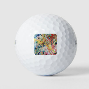 Balles De Golf Peinture d'éclaboussure