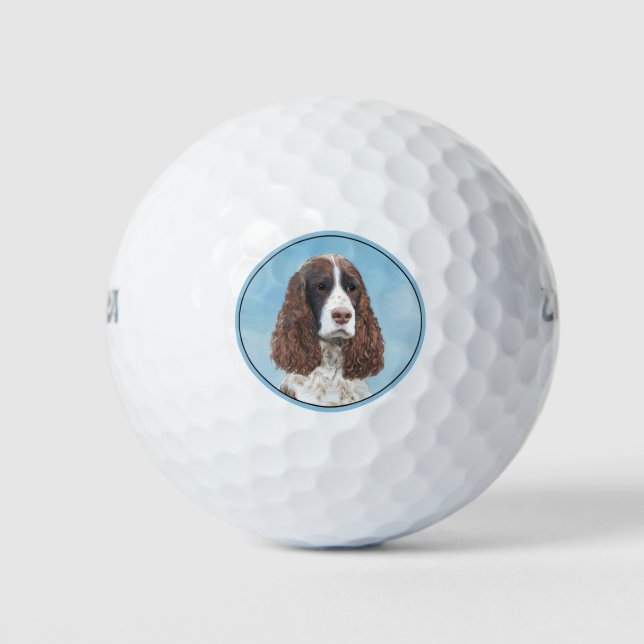 Balles De Golf Peinture espagnole Springer anglaise Peinture orig (Devant)