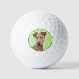 Balles De Golf Peinture Irlandaise Terrier - Cute Original Chien 
