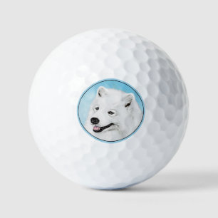 Balles De Golf Peinture Samoyed - Cute Original Chien Art