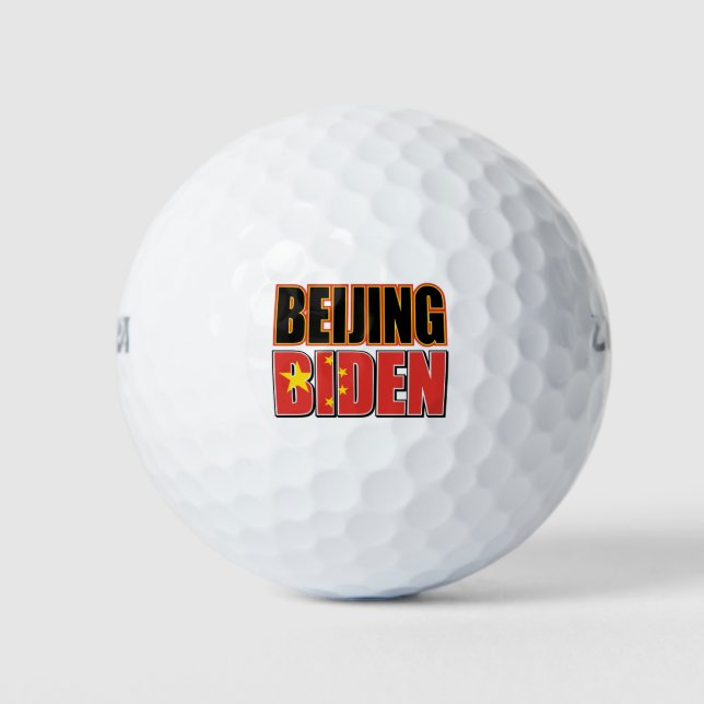 Balles De Golf Pékin-Biden (Devant)