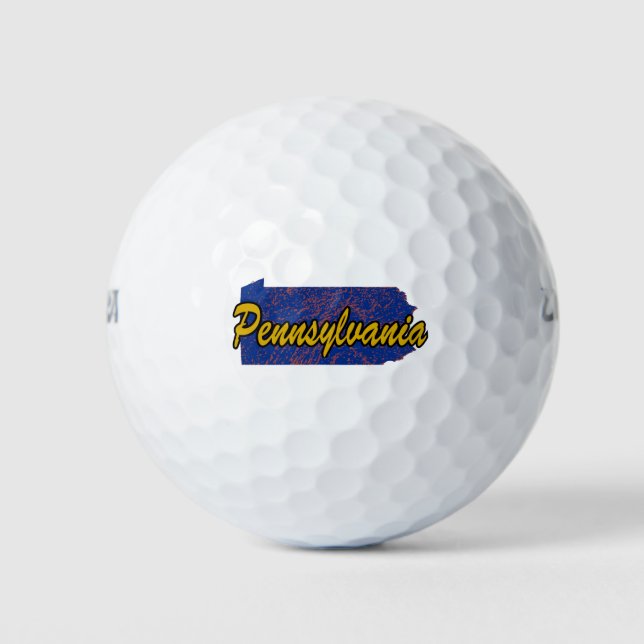 Balles De Golf Pennsylvanie (Devant)