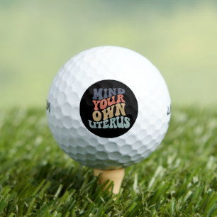 Balles De Golf Pensez à votre propre utérus féministe