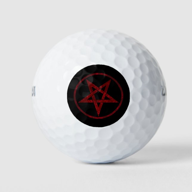 Balles De Golf Pentagram Red Devil (Devant)
