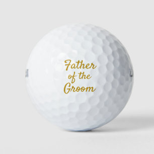 Balles De Golf Père du souvenir Groom