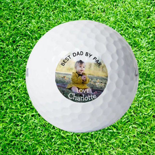 Balles De Golf perfect fun daughter gift (Celebrate Dad with personalized golf ball sets for his special day! )