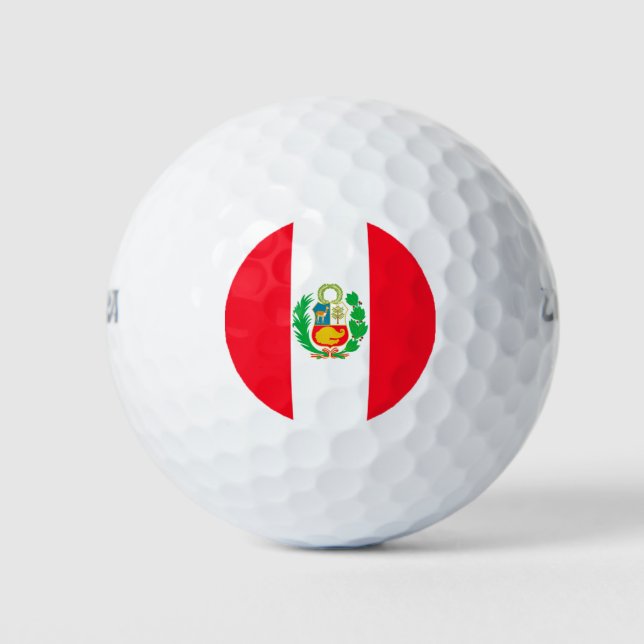 Balles De Golf Pérou (Devant)