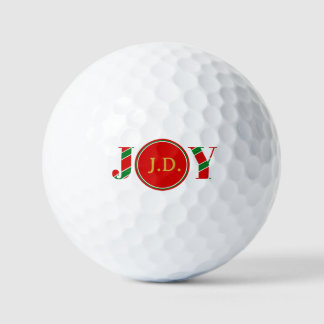 Balles De Golf Personalized Joy GOLFMAS Christmas Golf Ball
