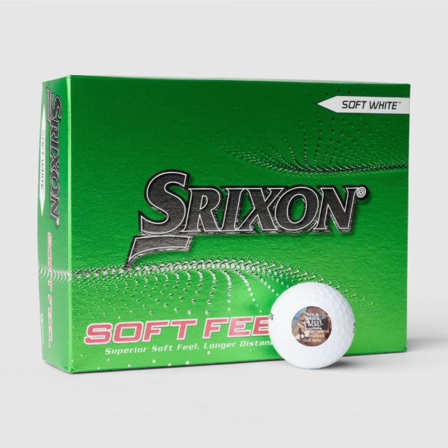 Balles De Golf Personalized Srixon Soft Feel Gift Custom (Conditionnement)